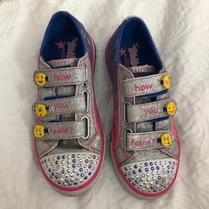 Skechers Girls’ Twinkle Toes Sneakers Size 13